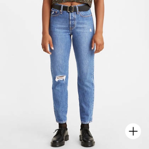 Levi's Denim - High-rise Wedgie Dark Wash Jeans